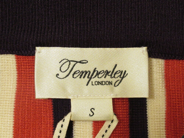 Temperley LONDON テンパリー ロンドン タイトスカート ストライプ (NY05-8413) レディース レトロ size S 美品