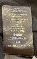 ヨウジ ヤマモト YOHJIYAMAMOTO Y-3 adidas /YOHJI YAMAMOTO ワイスリー コラボ Tシャツ トップス ブラック 黒 プリント プルオーバー 英字 ロゴ Tシャツ プリント ブラック Lサイズ 101MT-520