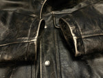ディーゼル DIESEL L-MUDDY leather jacket 0CFAK 9XX レザージャケット 黒 A03694 ジャケット 無地 ブラック Mサイズ 101MT-2059