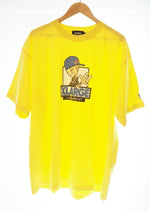 エクストララージ XLARGE LEX プリントTシャツ ロゴ サイズXL 半袖 半袖カットソー トップス 黄色  101212011069 Tシャツ プリント イエロー LLサイズ 101MT-874