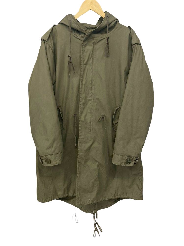 ヒューストン HOUSTON モッズコート ミリタリー ライナー付き M-51 カーキ系 緑 アウター コート 5409M M-51 PARKA  XXS ジャケット 無地 カーキ 101MT-1149