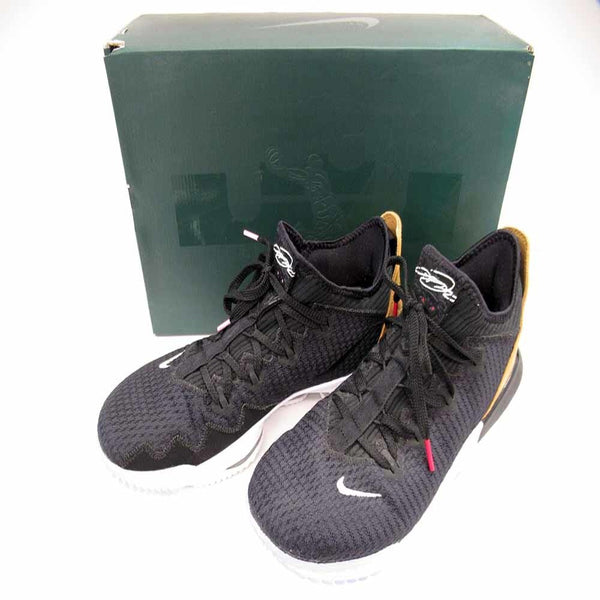 NIKE LEBRON ＸⅥ LOW ナイキ レブロン 16 ロー BLACK/MULTI-COLOR-WHITE-WHEAT ブラック 黒 スニーカー バスケットボール シューズ 靴  メンズ サイズ28.5cm CL2668-001