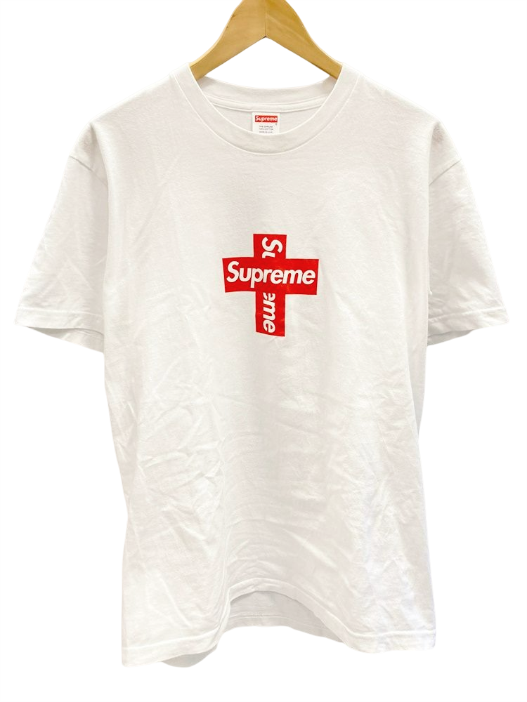 トップスシュプリーム　Supreme Cross Box Logo Tee クロス