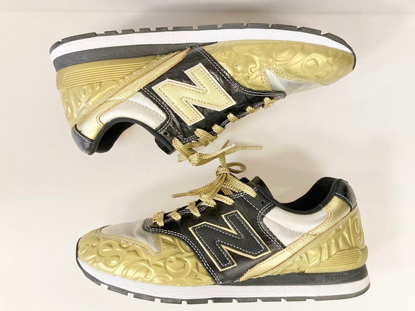 ニューバランス new balance CM996 FMG FRANCK MULLER GOLD フランク ミュラー ゴールド シューズ ブラック系 黒 ゴールド系 金  CM996 FMG メンズ靴 スニーカー ゴールド 28cm 101-shoes673