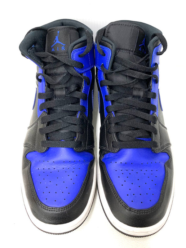 ナイキ NIKE エアジョーダン1 ミッド  Air Jordan 1 Mid "Hyper Royal" 554724-077 メンズ靴 スニーカー ロゴ マルチカラー 28cm 201-shoes487