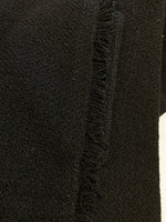 シャネル CHANEL アウター ロングコート ロングジャケット コサージュ付 ブラック系 黒 フランス製 Made in FRANCE P24497V15066 ジャケット 無地 ブラック サイズ40 101LT-85