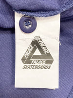 パレス PALACE Cord Baseball Jersey Navy FW22 ベースボールシャツ コーディロイ  半袖シャツ ロゴ ネイビー Lサイズ 101MT-1977