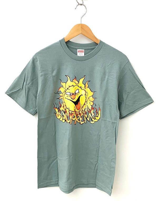 シュプリーム SUPREME 20AW Sun Tee クルーネック Tシャツ プリント グリーン Sサイズ 201MT-1085