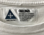 チャレンジャー CHALLENGER ウルフTシャツ Tシャツ ロゴ ホワイト Mサイズ 201MT-2154