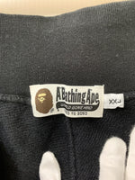 アベイシングエイプ A BATHING APE スウェット パンツ  ボトムスその他 プリント ブラック 3Lサイズ 201MB-149【編集終了　未確認】