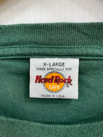 ハードロックカフェ HardRockCAFE Tシャツ Tシャツ プリント グリーン LLサイズ 201MT-119△