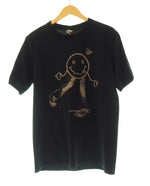 ナンバーナイン NUMBER (N)INE NINTH ANNIVERSARY NIRVANA SMILE T-SHIRTS ９周年記念 ニルヴァーナ スマイル 半袖 カットソー トップス サイズ3 日本製 Tシャツ プリント ブラック 101MT-383