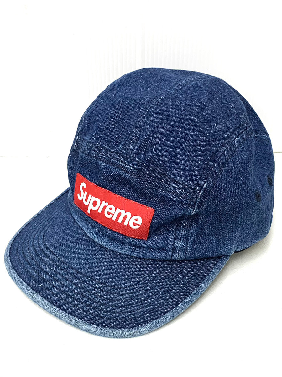 中古】シュプリーム SUPREME ボックスロゴ BOX LOGO デニム 帽子