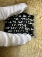 コンバットクロージング COMBAT CLOTHING B-3 ムートンジャケット コート ボア  ジャケット 無地 ブラウン Lサイズ 201MT-547