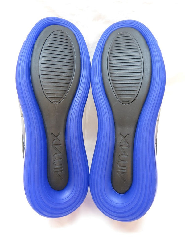 NIKE AIR MAX 720 ナイキ エアマックス 720 ブラック 黒 ブルー 青 総柄 シルバー スニーカー 靴 シューズ メンズ サイズ28㎝ AO2924-013 (SH-514)
