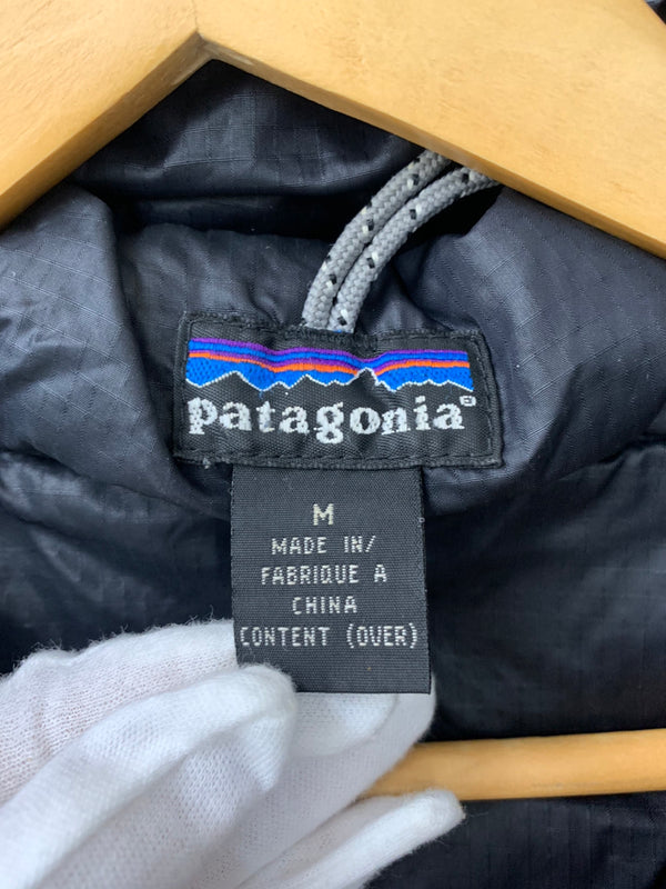 パタゴニア PATAGONIA 00年製 ダス パーカー DAS PARKA ダブルジップ 84098 ジャケット ロゴ ブラック Mサイズ 201MT-1272