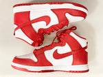 ナイキ NIKE DUNK HI RETRO WHITE/UNIVERSITY RED ダンク ハイ セント・ジョーンズ大学 ユニバーシティレッド レッド系 赤 シューズ DD1399-106 メンズ靴 スニーカー レッド 28.5cm 101-shoes859