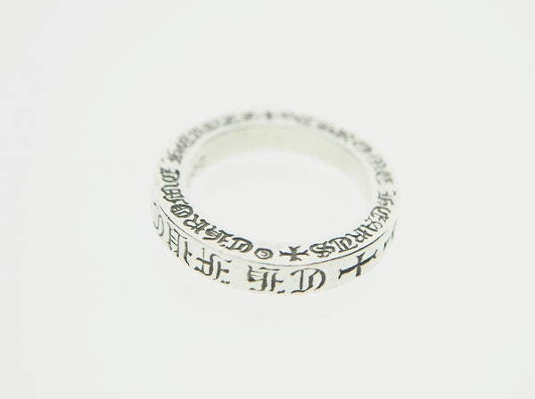 【中古】クロムハーツ CHROME HEARTS SPACER 3MM FK YOU スペーサー ９号 925 シルバー リング 指輪  アイテム_アクセサリー ロゴ シルバー 101goods-37