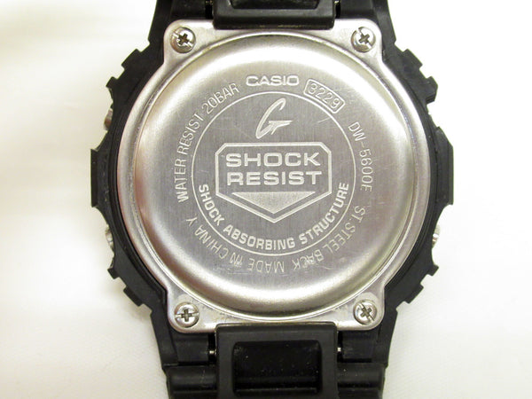 CASIO G-SHOCK DW-5600E-1 カシオ ジーショック ベーシック デジタルタイプ 腕時計 メンズ