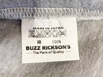 バズリクソンズ BUZZ RICKSON'S ジップ パーカー グレー系 Made in JAPAN 日本製  パーカ プリント グレー Mサイズ 101MT-1605