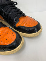 ナイキ NIKE エア ジョーダン 1 レトロ ハイ AIR JORDAN 1 RETRO HIGH OG "SHATTERED BACKBOARD 3.0"BLACK/STARFISH-PALE 555088-028 メンズ靴 スニーカー ロゴ オレンジ 201-shoes167