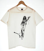 ナンバーナイン NUMBER (N)INE 髑髏 スカル ミュージシャン プリントTシャツ 白 サイズ3 日本製 Tシャツ スカル ホワイト 101MT-349