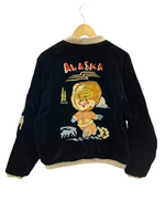 東洋エンタープライズ TOYO テーラー東洋 SOUVENIR JACKE 港商 SPECIAL EDITION ALASKA BOY × ALASKA MAP スカジャン リバーシブル スーベニアジャケット ブラック系 黒 レッド系 赤 日本製 TT12679 サイズ表記 特大 ジャケット 刺繍 ブラック 101MT-1462