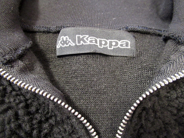 Kappa カッパ ビッグシルエット ボア リブライン ハーフジップ スウェット Lサイズ