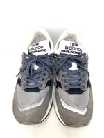 ニューバランス new balance Dワイズ スエード イングランド製 US7.5 M1500BN メンズ靴 スニーカー ロゴ グレー 201-shoes108