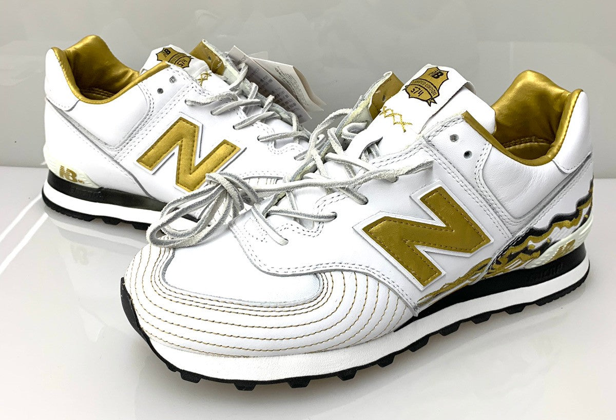 ニューバランス new balance 新平衛 Dragon White 観賞用 M574JLEW メンズ靴 スニーカー ロゴ ホワイト 27.5cm  201-shoes696 | 古着通販のドンドンサガール