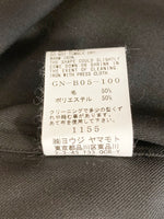 ヨウジ ヤマモト YOHJIYAMAMOTO Ground Y Big Sack-cloth Shirt 20SS ギャバ ビッグサック シャツ ロングシャツ 長袖 ブラック系 黒 無地 ボタン Made in JAPAN GN-B05-100 3 長袖シャツ 無地 ブラック 101MT-936