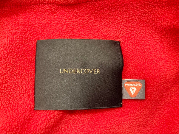 アンダーカバー UNDERCOVER UNDERCOVER × JUN TAKAHASHI slash magazine 15AW キルティングジャケット プリント カーキ系 Made in JAPAN 日本製 ジャケット ロゴ カーキ 101MT-1349