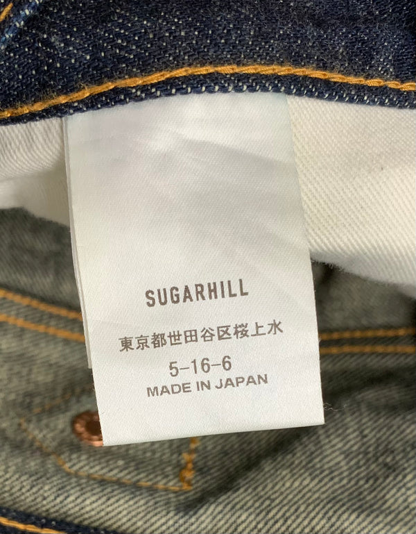 シュガーヒル SUGARHILL Classic Denim Pants CLASS02 デニム 無地 ネイビー 201MB-402