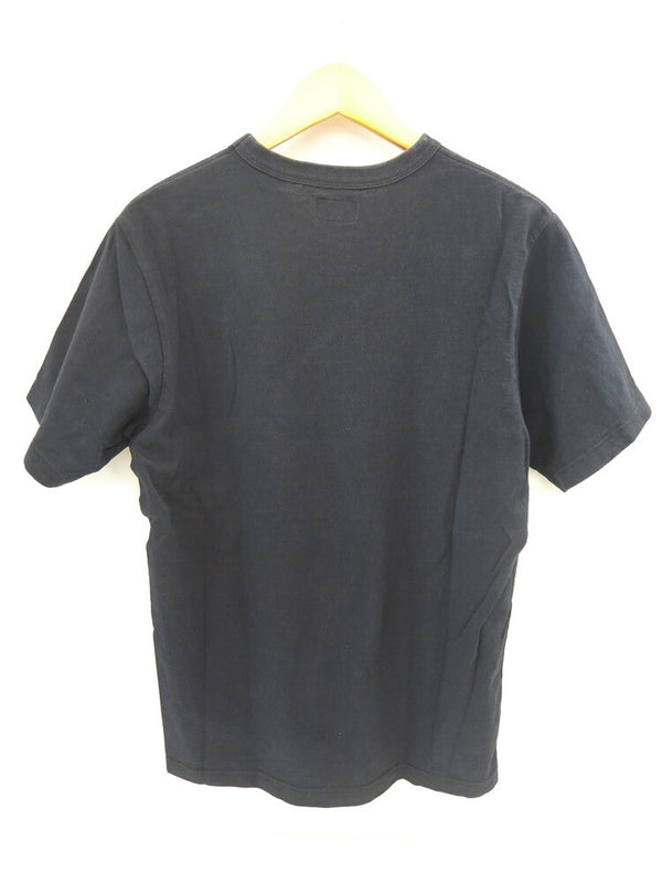 Supreme シュプリーム 17FW Tシャツ  Dotted Arc Top ドットアークトップＴシャツ綿100％ コットン New York City 刺繍 ロゴ  ネイビー 紺 半袖 トップス 袋付き サイズM メンズ (TP-794)