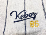 ケボズ KEBOZ POPUP JAPAN TOUR 2021 FREAK’S STORE BASEBALLL SHIRT ベースボール シャツ セットアップ グレー系 ストライプ 213-1037 / 213-1434 スーツ・セットアップ グレー LLサイズ XL 101MB-336