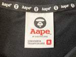 ア ベイシング エイプ A BATHING APE Aape Tシャツ トップス プリント AAPE BY A BATHING APE  ユニバース UNIVERSE ブラック系 黒 半袖 AAPTEM0625XXF Tシャツ プリント ブラック Mサイズ 101MT-791