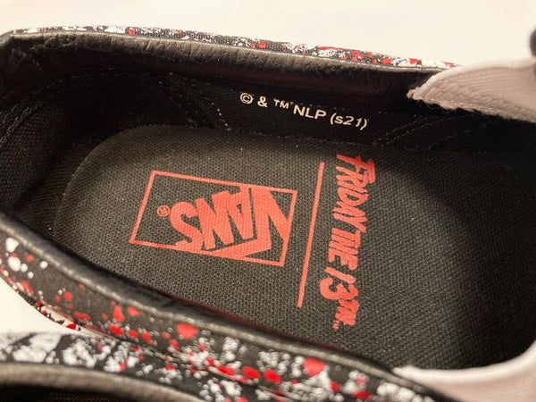 ヴァンズ VANS バンズ FRIDAY THE13TH 13th ペイント Classic Slip On Jason Voorhees Mens クラシックスリップオン シューズ ブラック系 黒 721356 メンズ靴 スニーカー ブラック 27.5cm 101-shoes995