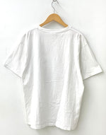 アベイシングエイプ A BATHING APE シャーク カモ クルーネック Tee 001TEG301015X Tシャツ プリント ホワイト LLサイズ 201MT-994