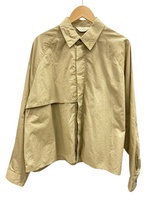 ジエダ Jieda TRENCH SHIRT トレンチシャツ ベージュ系 長袖 シャツ Made in JAPAN 日本製  Jie-19S-SH01 サイズ1 長袖シャツ 無地 ベージュ 101MT-1355