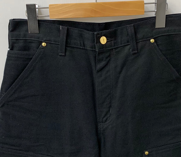 カーハート Carhartt ダブルニー ダック生地 ワークパンツ ボトムスその他 ロゴ ブラック 201MB-492