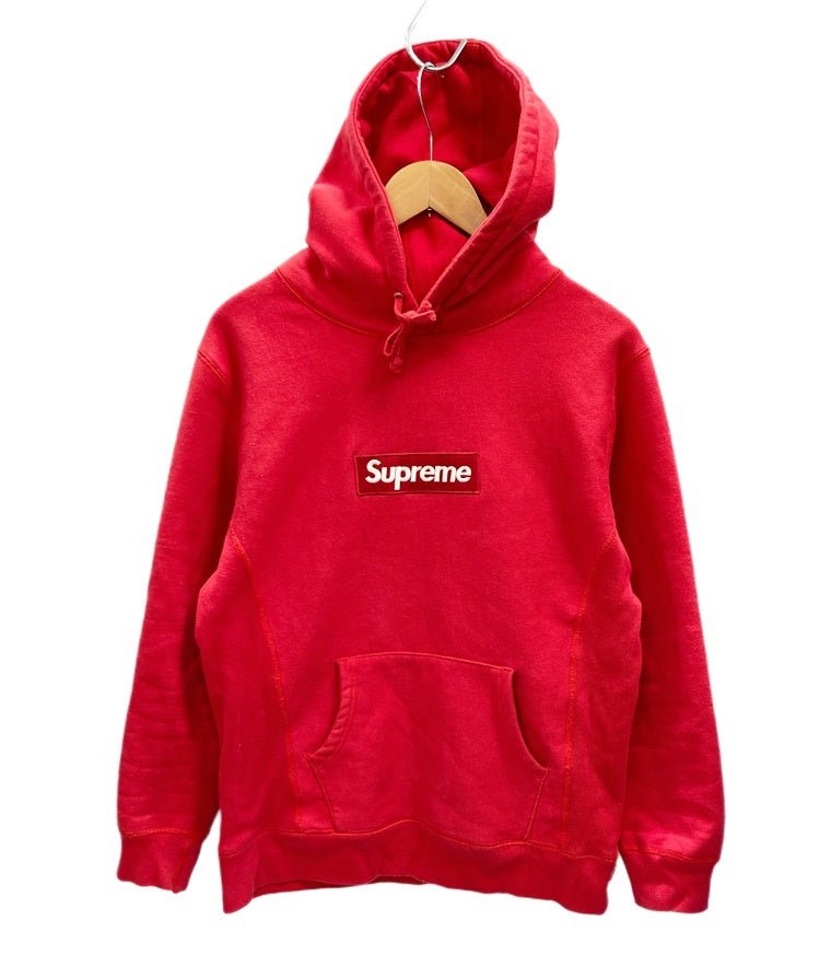シュプリーム SUPREME Box Logo Hooded Sweatshirt 赤 カナダ製 フード