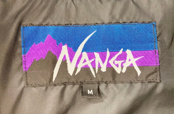ナンガ NANGA ダウン コート ジャケット アウター Made in JAPAN 日本製 グレー系 チャコールグレー系  ジャケット 無地 グレー Mサイズ 101MT-1160