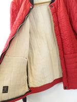 WACKOMARIA ワコマリア WACKO MARIA 赤 レッド ジャケット ジップ 14AW-NYL-13 QUILTING JKT RED M 日本製 MA-1 メンズ
