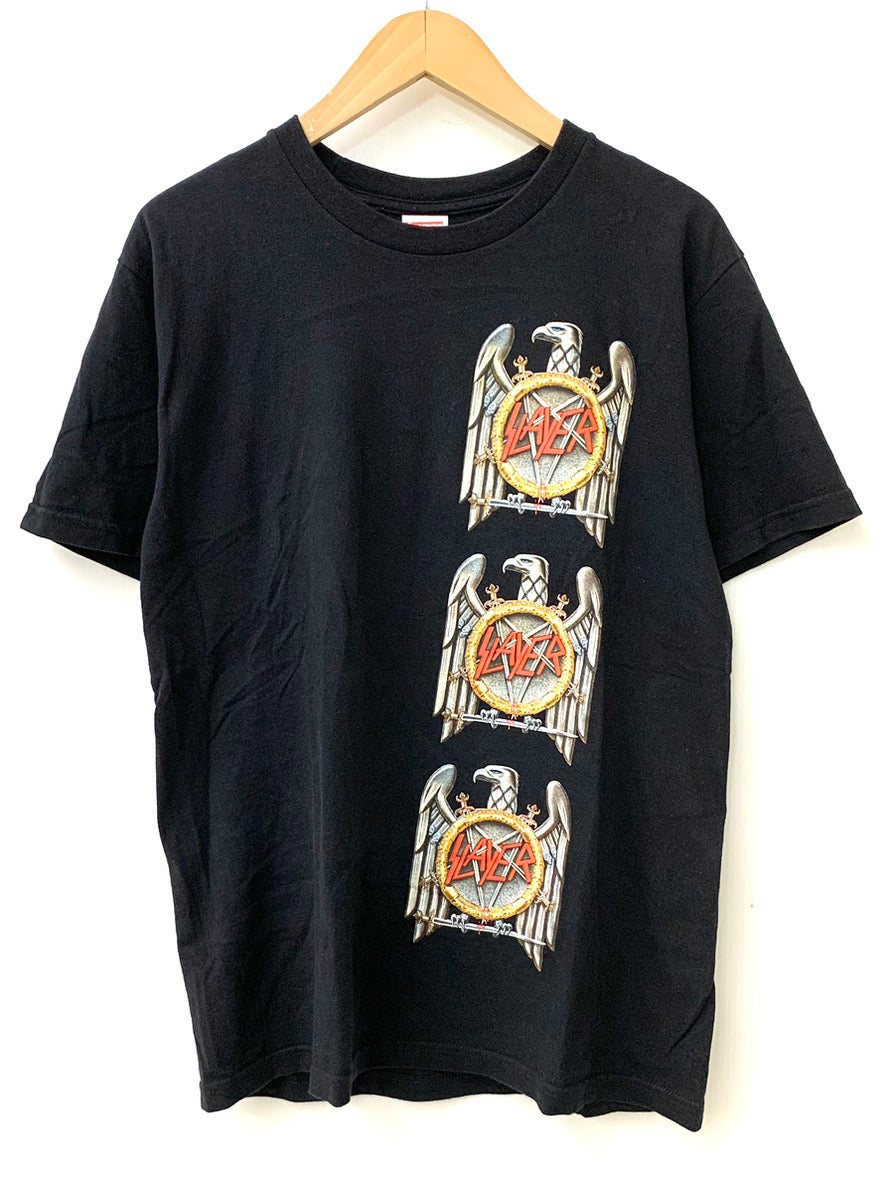 シュプリーム SUPREME スレイヤー SLAYER コラボ Tシャツ ロゴ ブラック Mサイズ 201MT-1684