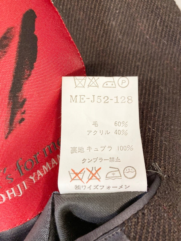 ヨウジ ヤマモト YOHJIYAMAMOTO ワイズフォーメン Y’S FOR MEN ウール ジャケット ブラウン系 Made in JAPAN 日本製  ジャケット ブラウン Lサイズ 101MT-1236