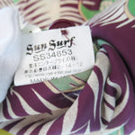 サンサーフ SUN SURF アロハシャツ カジュアルシャツ オープンカラーシャツ ANTHURIUM アンスリウム 半袖シャツ トップス  日本製 SS34853 半袖シャツ 総柄 ワインレッド Sサイズ 101MT-1057