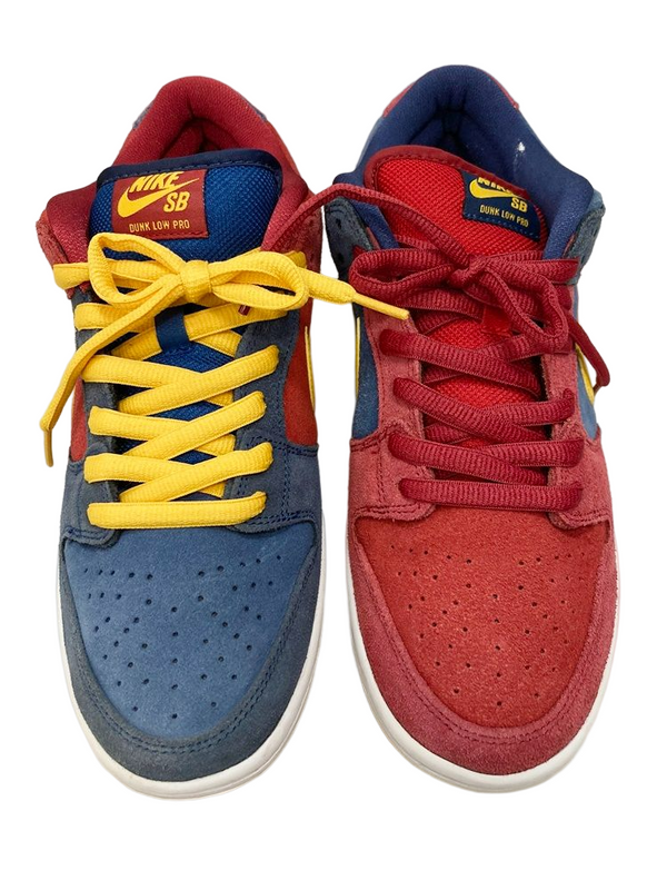 ナイキ NIKE SB DUNK LOW PRO PRM BARCELONA スケートボーディング ダンク ロー プロ プレミアム バルセロナ ネイビー系 レッド系 紺 赤 シューズ DJ0606-400 メンズ靴 スニーカー ネイビー 28cm 101-shoes961