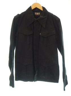 ルードギャラリー RUDE GALLERY シャツジャケット 長袖シャツ トップス 日本製 黒 サイズ4 長袖シャツ 無地 ブラック 101DMT-346