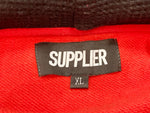 サプライヤー SUPPLIER Splr Hoodie Red プルオーバー フード パーカー 赤 XL パーカ ロゴ レッド LLサイズ 101MT-2002