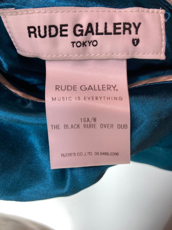 ルードギャラリー RUDE GALLERY 16AW THE BLACK RUDE OVER DUB リバーシブル スカジャン 黒 サイズ1 ジャケット 刺繍 ブラック 104MT-1